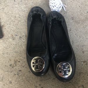 Kate Spade black slip on ballet flats size 7